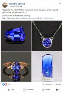social media content ideas for a jewelry store