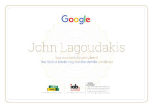 Google Digital Garage Certification